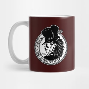 Authentic Chief Charlie Two Hats (B&W) Mug